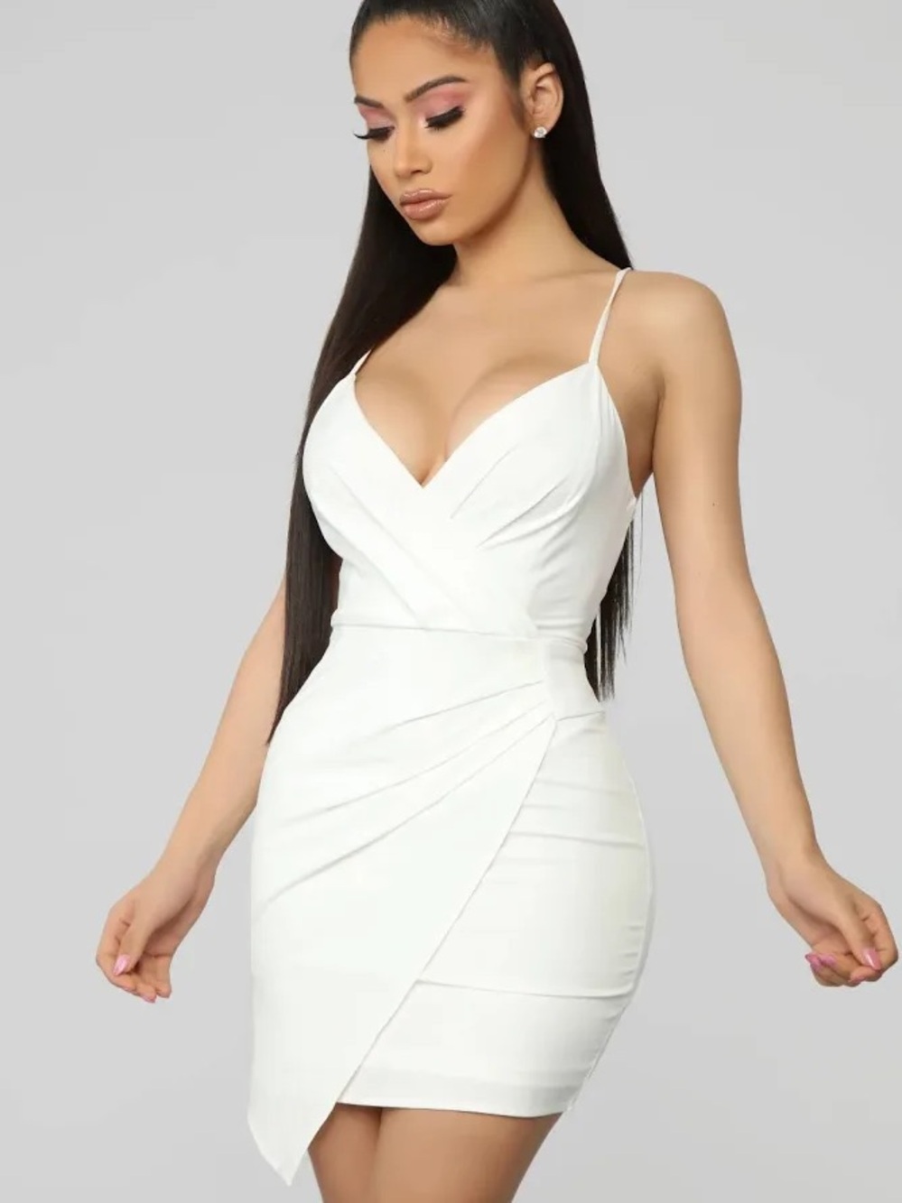 I Want You Back Surplice Dress